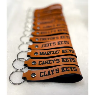 Leather Keychains